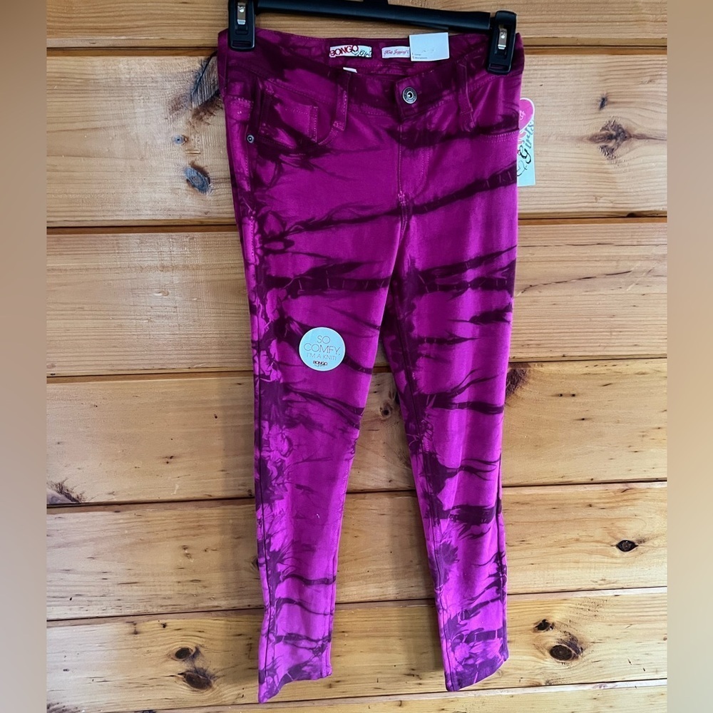 BONGO Legging Cactus Flower Knit Jigging Girls 8 1/2